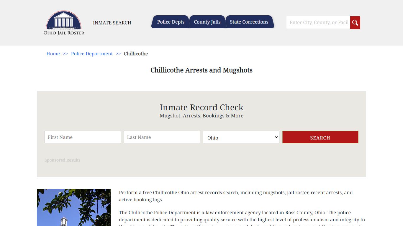 Chillicothe Arrests and Mugshots | Jail Roster Search